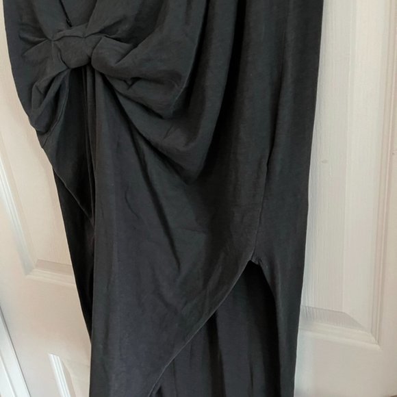 All Saints dark gray asymmetric dress - Picture 3 of 3